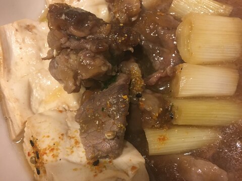 レンジで簡単！肉豆腐